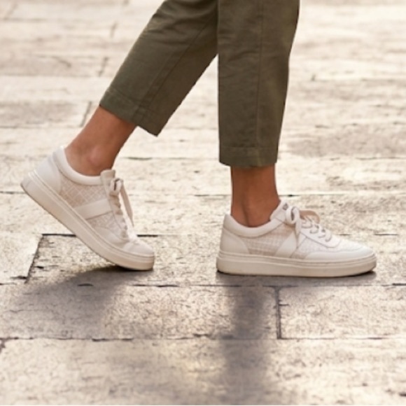 White  Stuart Weitzman White Athletic Shoes